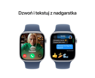 APPLE Watch 10 GPS + Cellular 46mm koperta z aluminium (srebrny) + pasek sportowy rozmiar S/M (denim) - 1278180 - zdjęcie 7